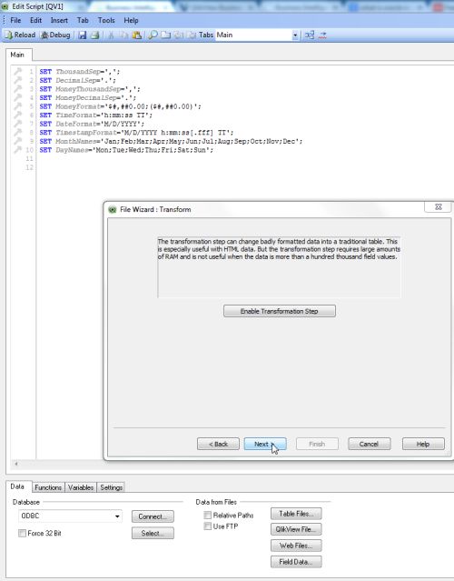 Enable Transformation